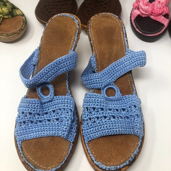 4 Pairs of Sandals - Made in Mexico Sz 7 - 7.5 - Picture 8 of 9